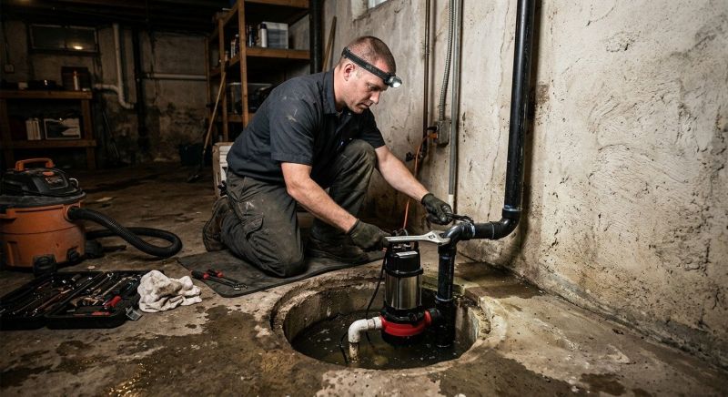 Basement Drainage Pump Repair in Framingham, MA