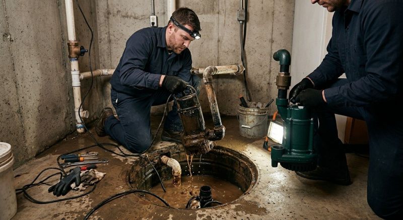 Sump Pump Replacement in Huntsville, AL