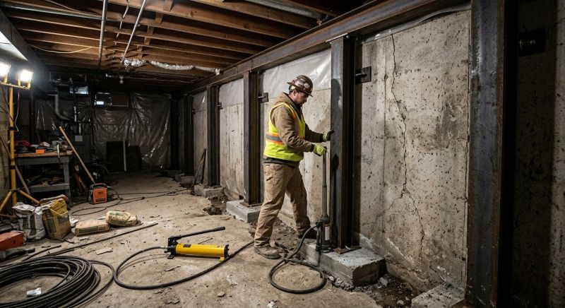 Basement Stabilization in Greenville, SC