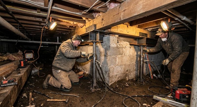Deep Foundation Repair in Greenville, SC