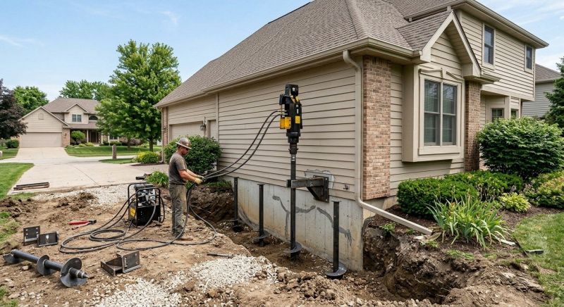 Helical Piers Installation in Sarasota, FL