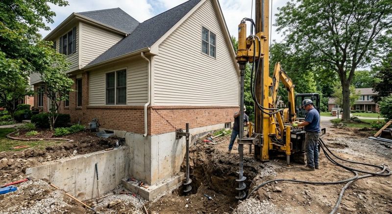 Helical Pile Installation in Tampa, FL