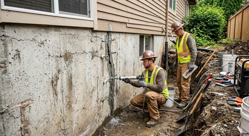 Leaking Foundation Repair in Columbus, OH