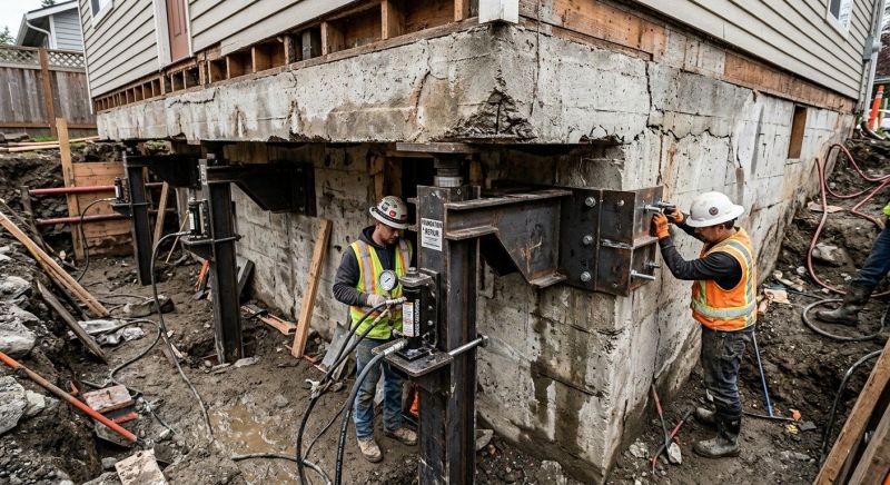 Sinking Foundation Lifting in Tampa, FL