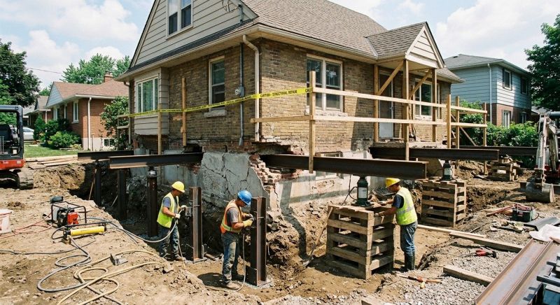 Structural Underpinning in Greenville, SC