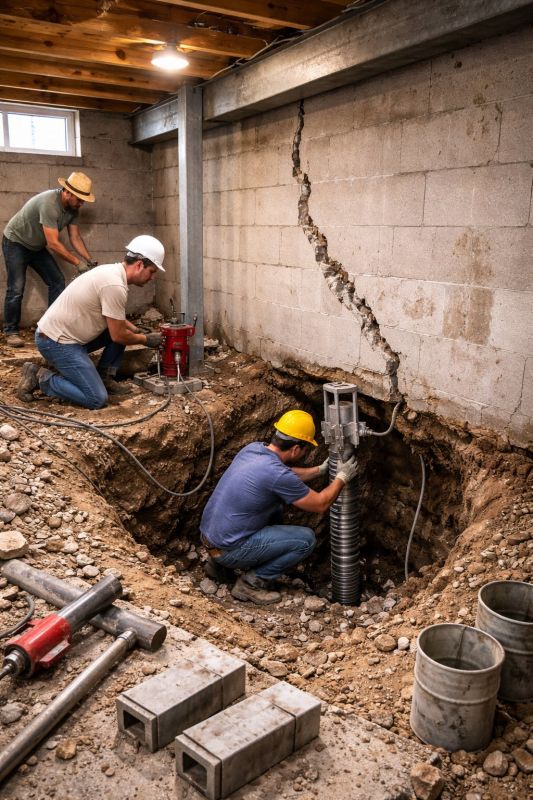 Underpinning Repair in Columbus, OH