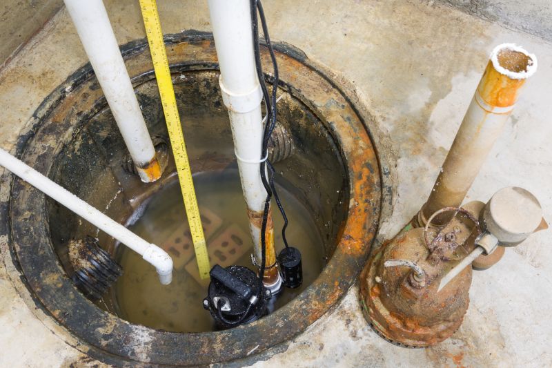 Yard Sump Pump Setup