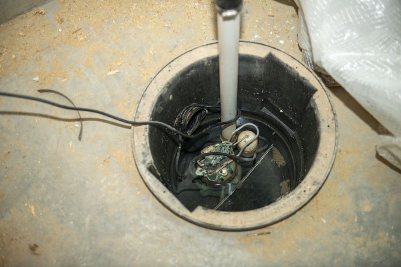 Yard Sump Pump in Action